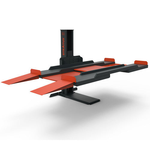 Stratus SAE-P18M Single Post 8000 LBS Capacity Manual Safety Lock Release Parking Car Lift