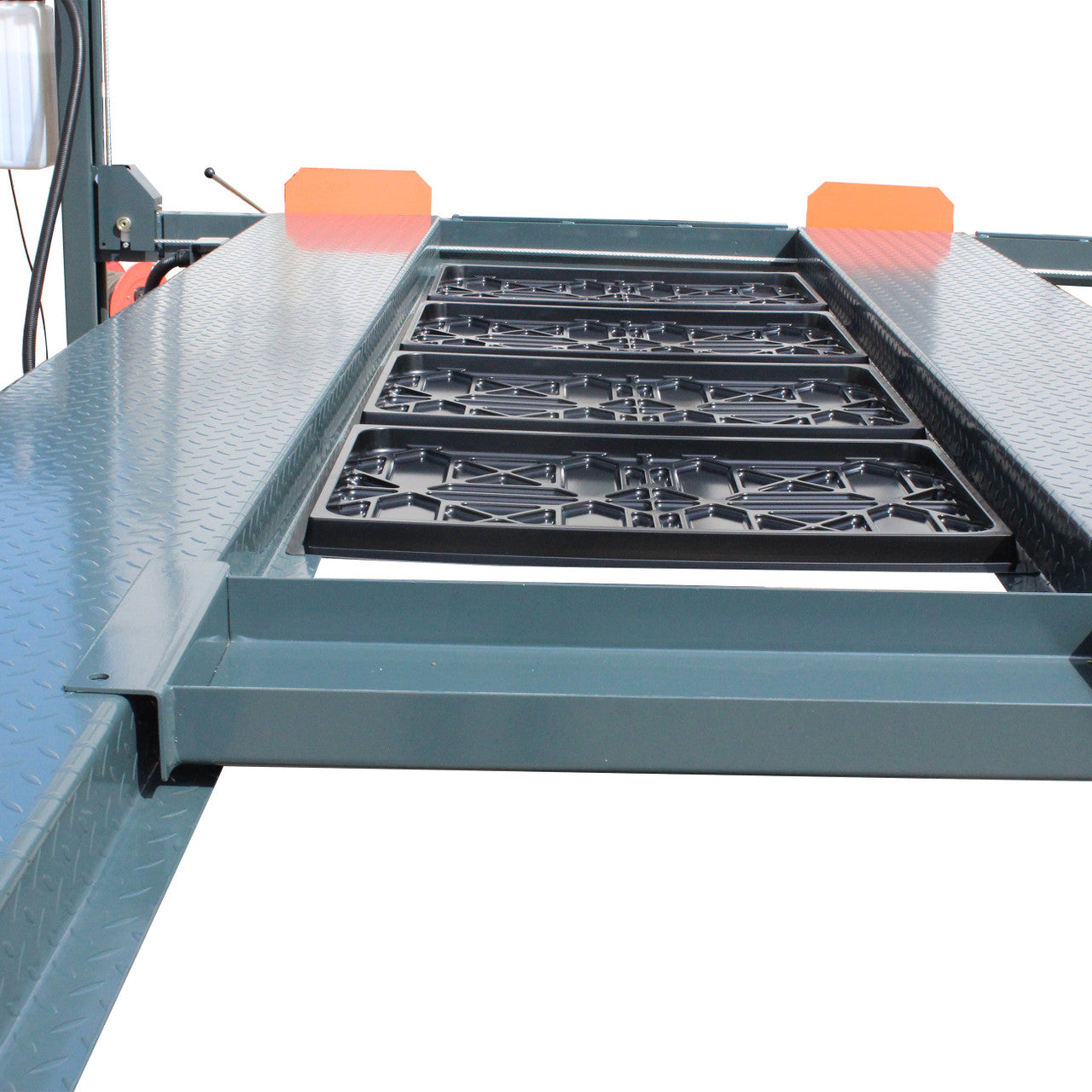 Stratus SAE-P49D 4 Post 9,000 LBS Capacity Manual Release Double Parking Car Lift (Caster Kit Sold Separately)