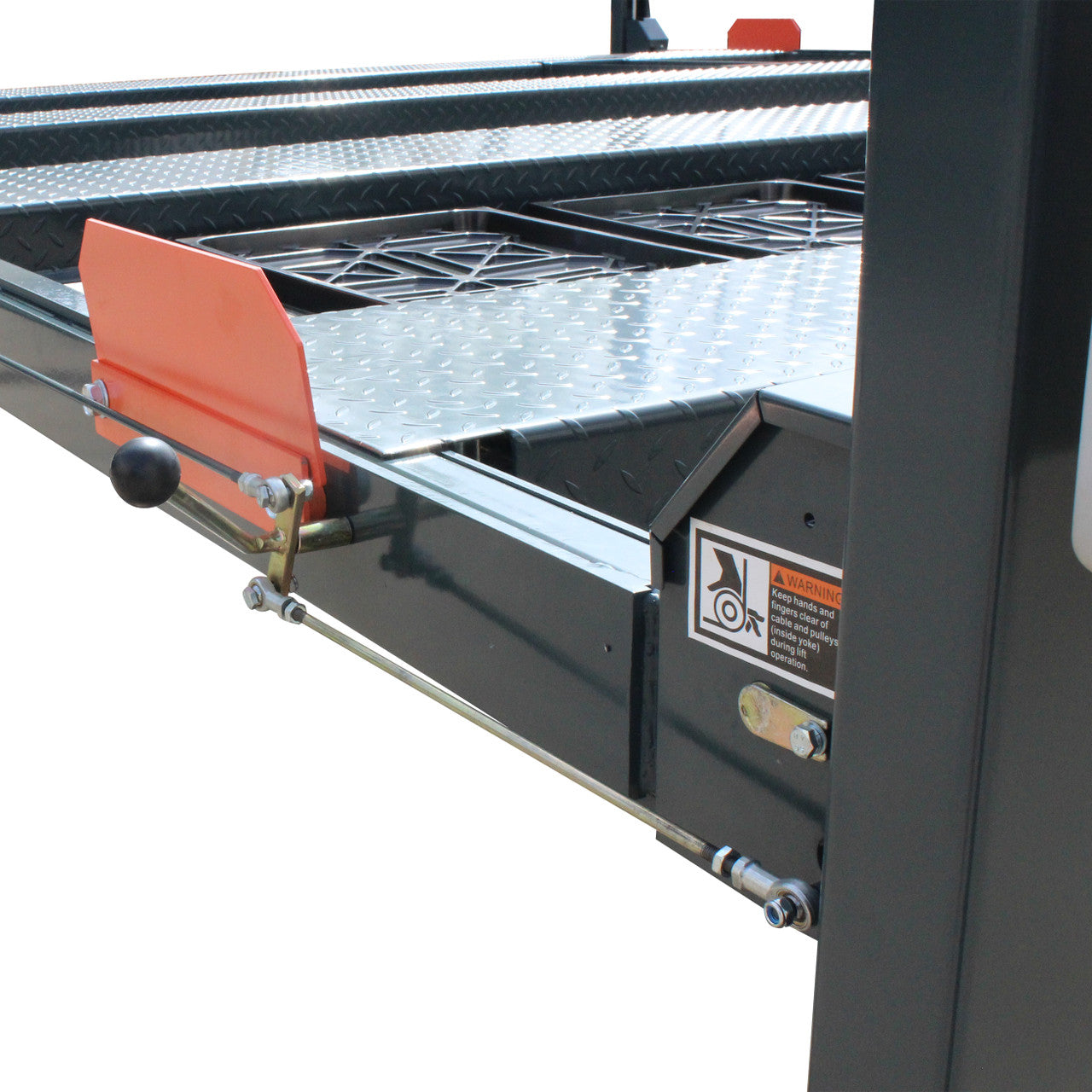 Stratus SAE-P49D 4 Post 9,000 LBS Capacity Manual Release Double Parking Car Lift (Caster Kit Sold Separately)