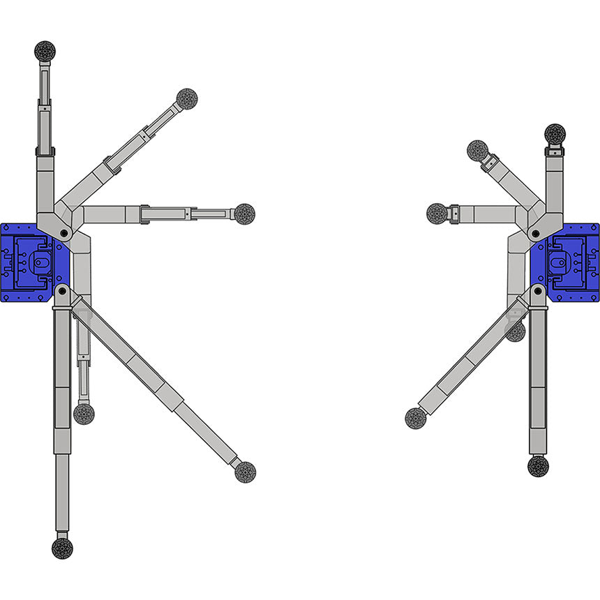 Tuxedo 11,000-lb. 2-Post Direct Drive Clear Floor Bi-Symmetric Lift TP11KC-DX