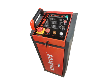 Stratus SAE-MS10000 Extra Wide Extra Tall Commercial Grade 10,000 LBS Open Center Mobile Mid Rise Electrical Safety Lock Release Scissor Vehicle Lift