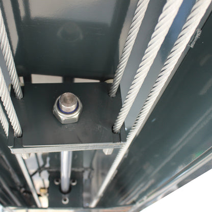 Stratus SAE-414C 4 Post 14,000 LBS Capacity Pneumatic Safety Lock Release Compact Car Lift