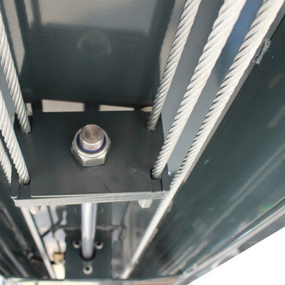 Stratus SAE-414C 4 Post 14,000 LBS Capacity Pneumatic Safety Lock Release Compact Car Lift