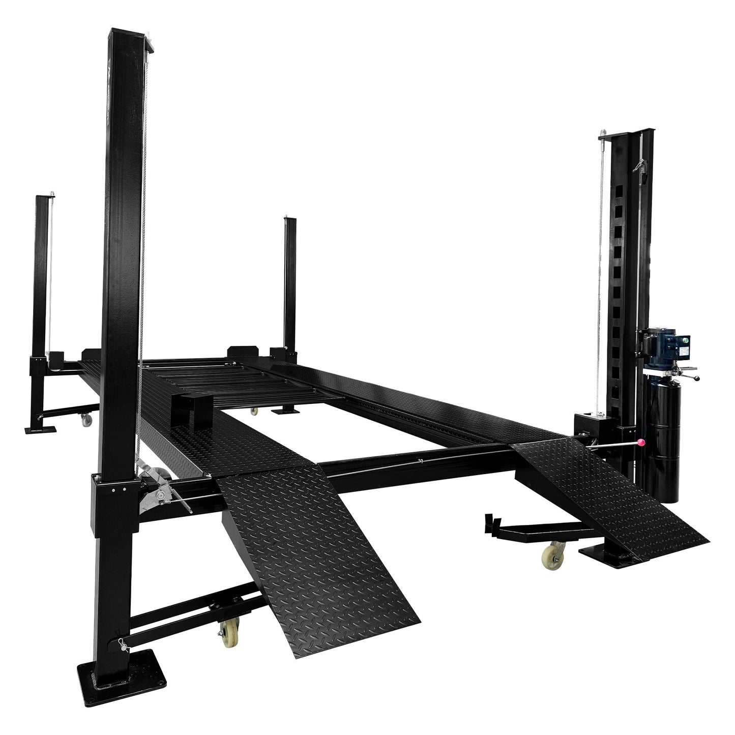 11,000LB 4-Post Portable Parking Storage Service Car Lift - HW-4P11S