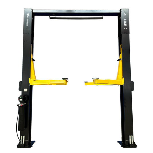 14000LB 2-Post Overhead Single Release Direct Drive Car Lift with A 3-Year Warranty - AP-14SR