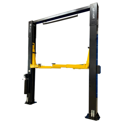 14000LB 2-Post Overhead Single Release Direct Drive Car Lift with A 3-Year Warranty - AP-14SR