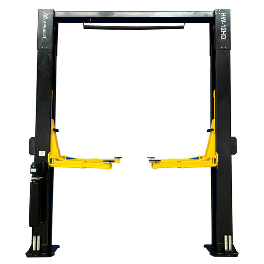 12,000LB 2-Post Overhead Single Release Direct Drive Car Lift with 3 Year Warranty - HW-12HD