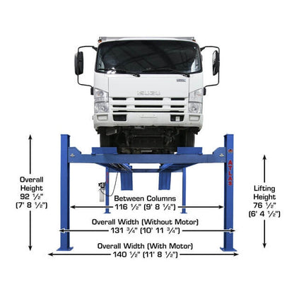 Atlas Platinum PVL14 4 ALI Certified 14,000 lb 4 Post Lift