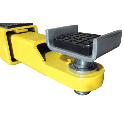 Launch Tech USA TLT240SC 9,000 lb Two Post Clear Floor - Asymmetric - RED