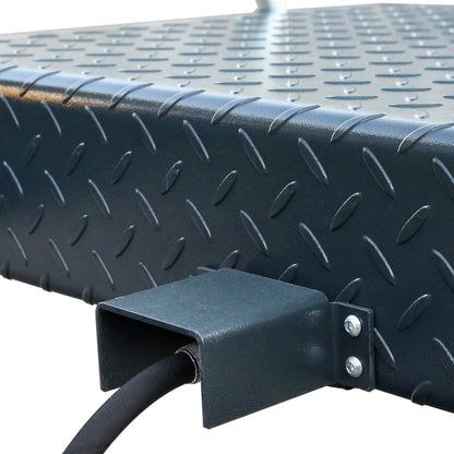 Stratus SAE-P410 4 Post 10,000 LBS Capacity Manual Release Storage Car Lift (Caster Kit Sold Separately)