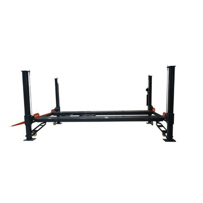 Stratus SAE-P48P Boxed Steel Construction & Sleeve Containment 8,000 Lbs Capacity Manual Release 4 Post Mobile Compact Storage Parking Car Lift