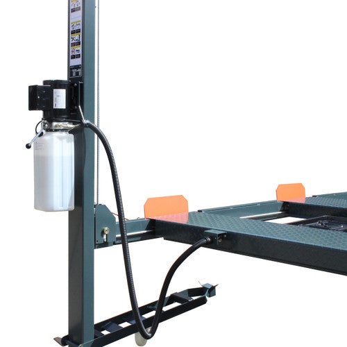 Stratus SAE-P49D 4 Post 9,000 LBS Capacity Manual Release Double Parking Car Lift (Caster Kit Sold Separately)