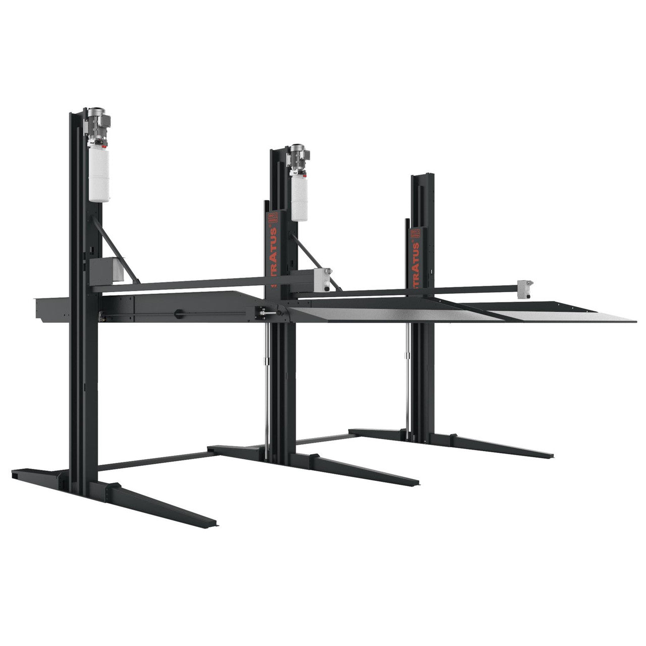 Stratus SAE-P27 2 Post 7,0000 LBS 2 Post Parking Lift available to add on unit with shared post, Electrical Safety Lock Release 110V or 220V